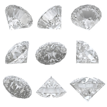 Symmetry refers to how proportional the shape of a diamond is.