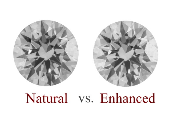 Difference Between Clarity-Enhanced Diamonds and Natural Diamonds