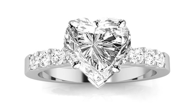 How to Select the Least Expensive Heart-Cut Diamond Ring
