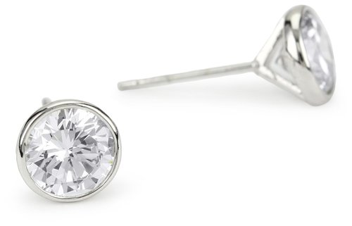 202 Carat ThreeProng Martini Setting Round Diamond Stud Earrings For Sale  at 1stDibs  martini stud earrings diamond studs martini setting martini  setting diamond studs